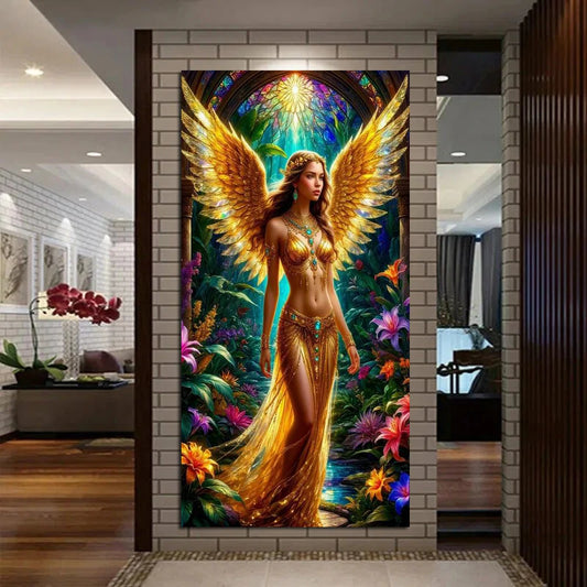 Sexy Angel / Woman Wings Picture Large Size DIY Diamond Painting Full Square / Round Drill Mosaic Wall Decor
