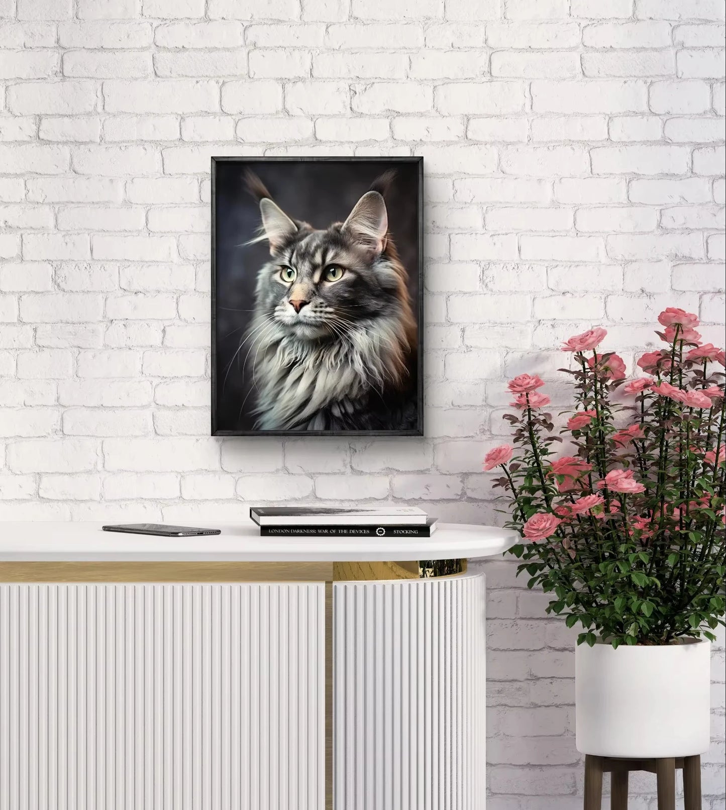 New Maine Coon DIY Diamond Art Painting Kits Crafts Big Cats Portrait Sets Embroidery Mosaic Hand Gift Home Decor Cross Stitch
