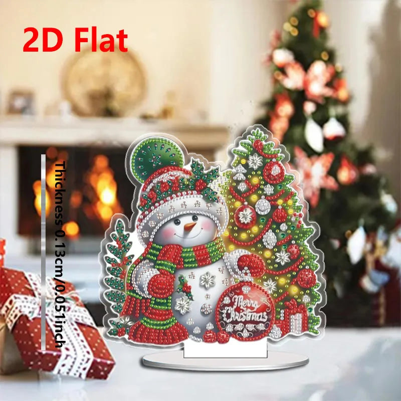 1pc DIY Diamond Painting Christmas Table Decoration