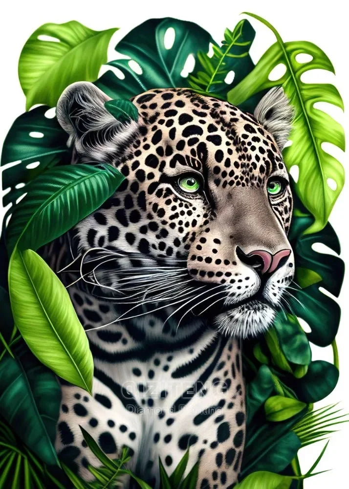 5D DIY Diamond Painting Tiger / Cheetah Full Square / Round Drill
