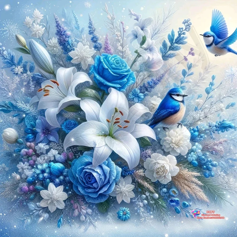 Abstract Animal Figure Landscape DIY Diamond Painting Kit Square/ Round Diamond 5D