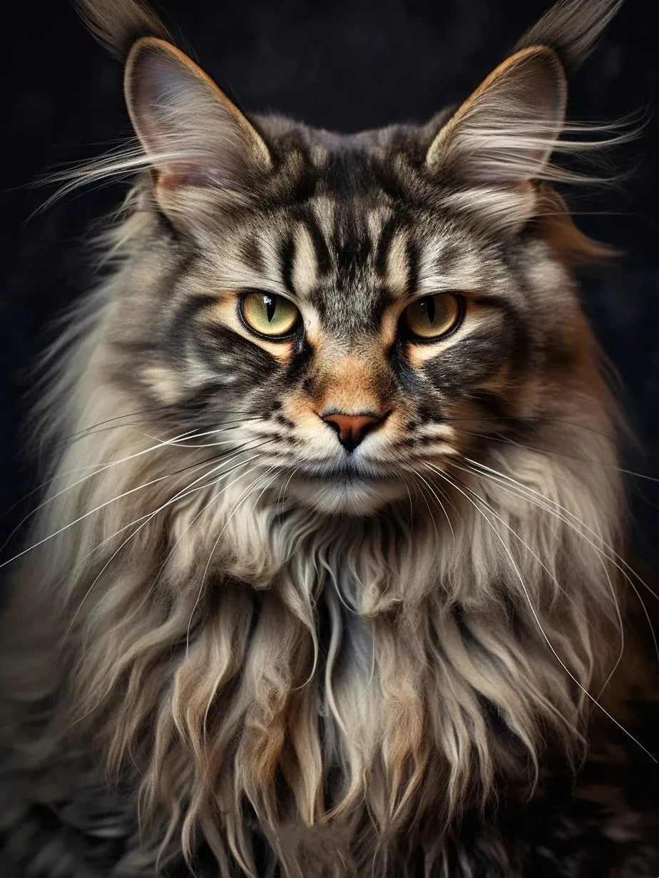 New Maine Coon DIY Diamond Art Painting Kits Crafts Big Cats Portrait Sets Embroidery Mosaic Hand Gift Home Decor Cross Stitch