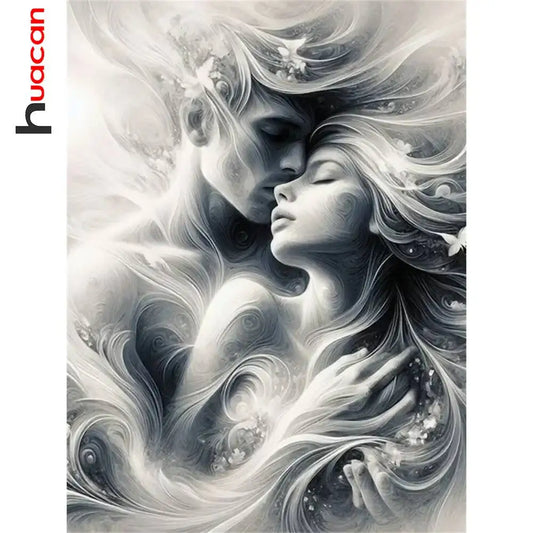 Huacan Woman & Man DIY Diamond Painting Full Square / Round Drill