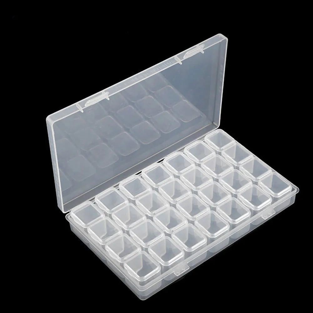 56 pcs 5D Diamond Painting Tools And Accessories Kits - Pen, Cla,y Tray Diamond Painting Tray Storage Box Sets