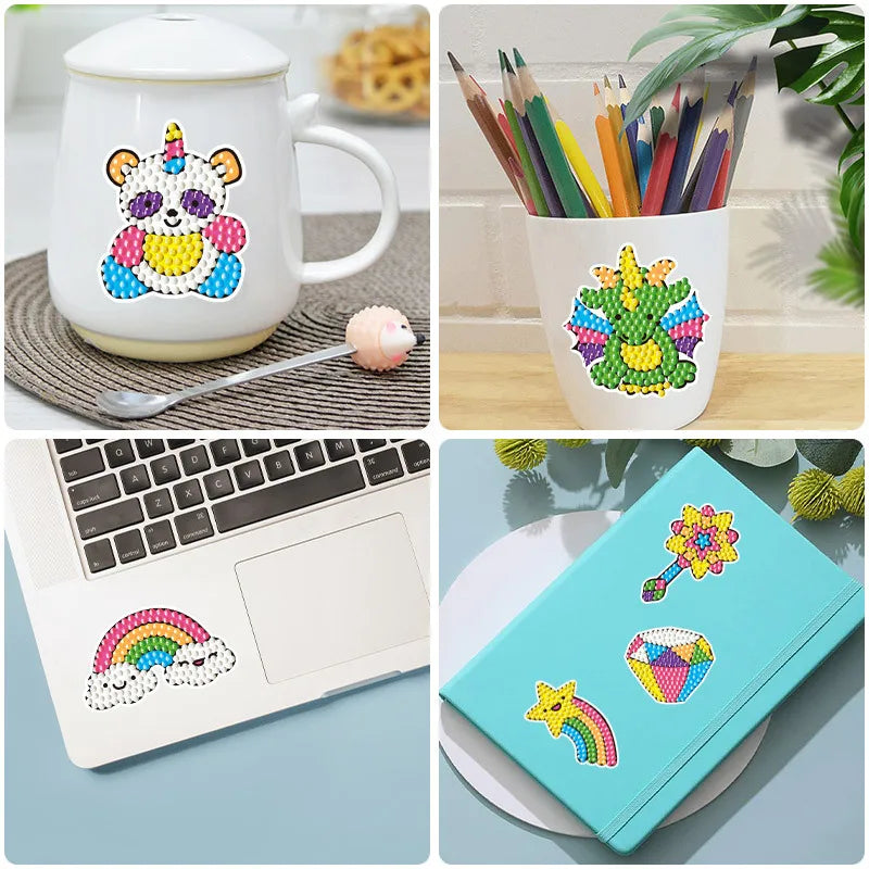 Diamond Sticker DIY Diamonds Art Diamonds Painting Stickers Cute Cartoon Pattern