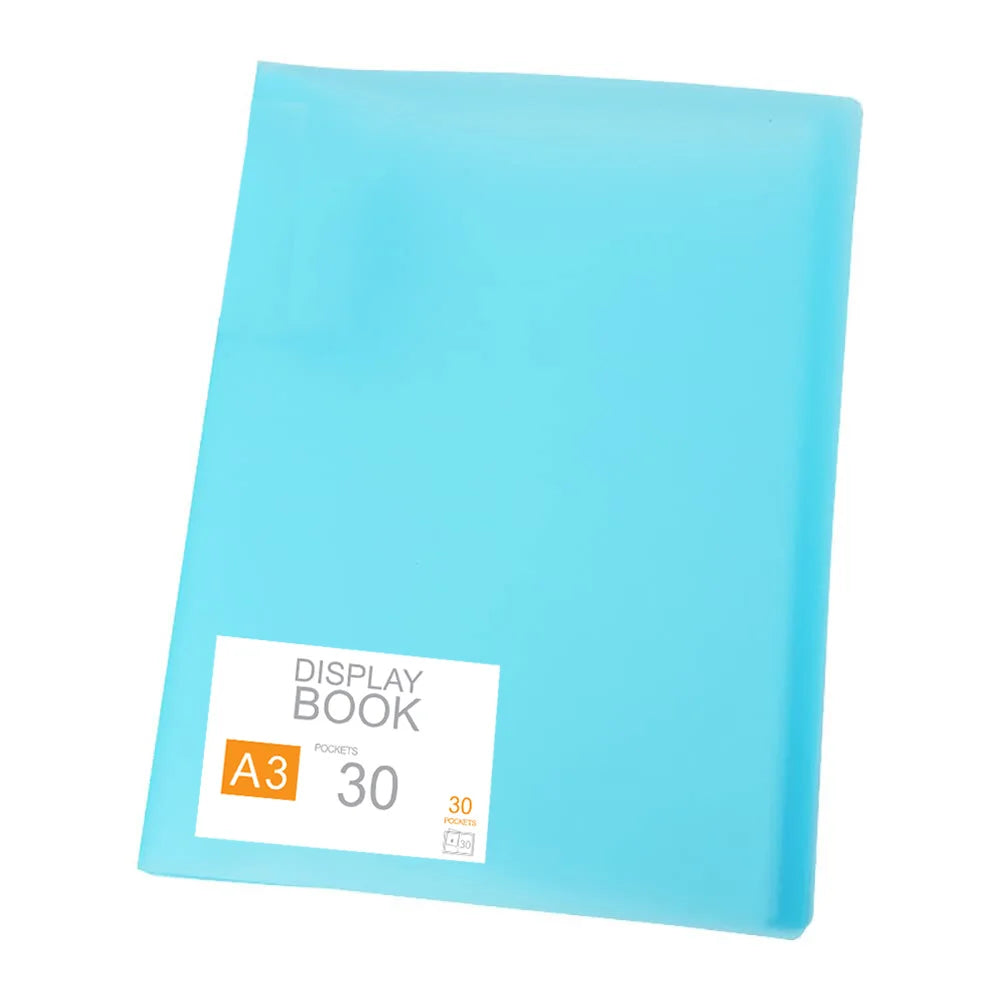 30 Pages Diamond Painting Storage Book Portfolio Presentation Storage Book Clear Pockets Folder Photo Album Stationery Tool