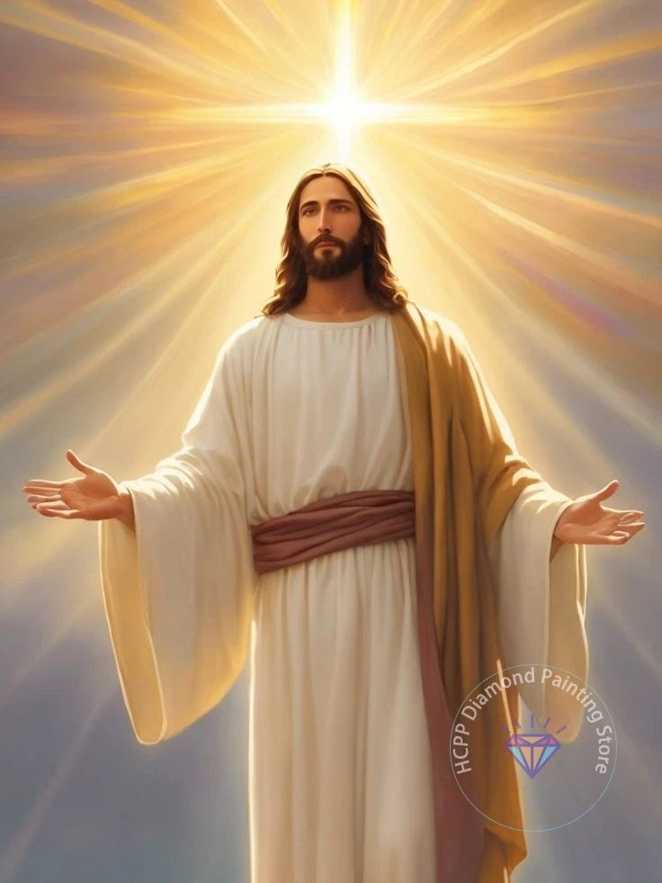 Jesus Christ Cross Diamond Painting Kit 5D DIY Round Drill