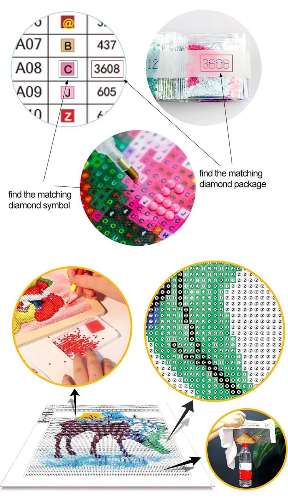 5D DIY Diamond Painting Tiger / Cheetah Full Square / Round Drill