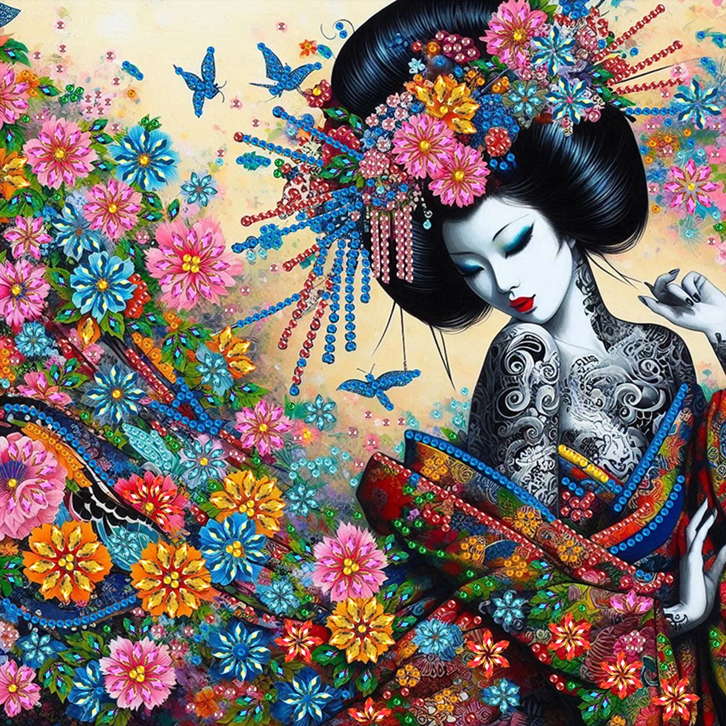 Beauty Diamond Art DIY Gem Art Diamond Painting Kits Crystal Rhinestones Diamond Painting 30x30cm