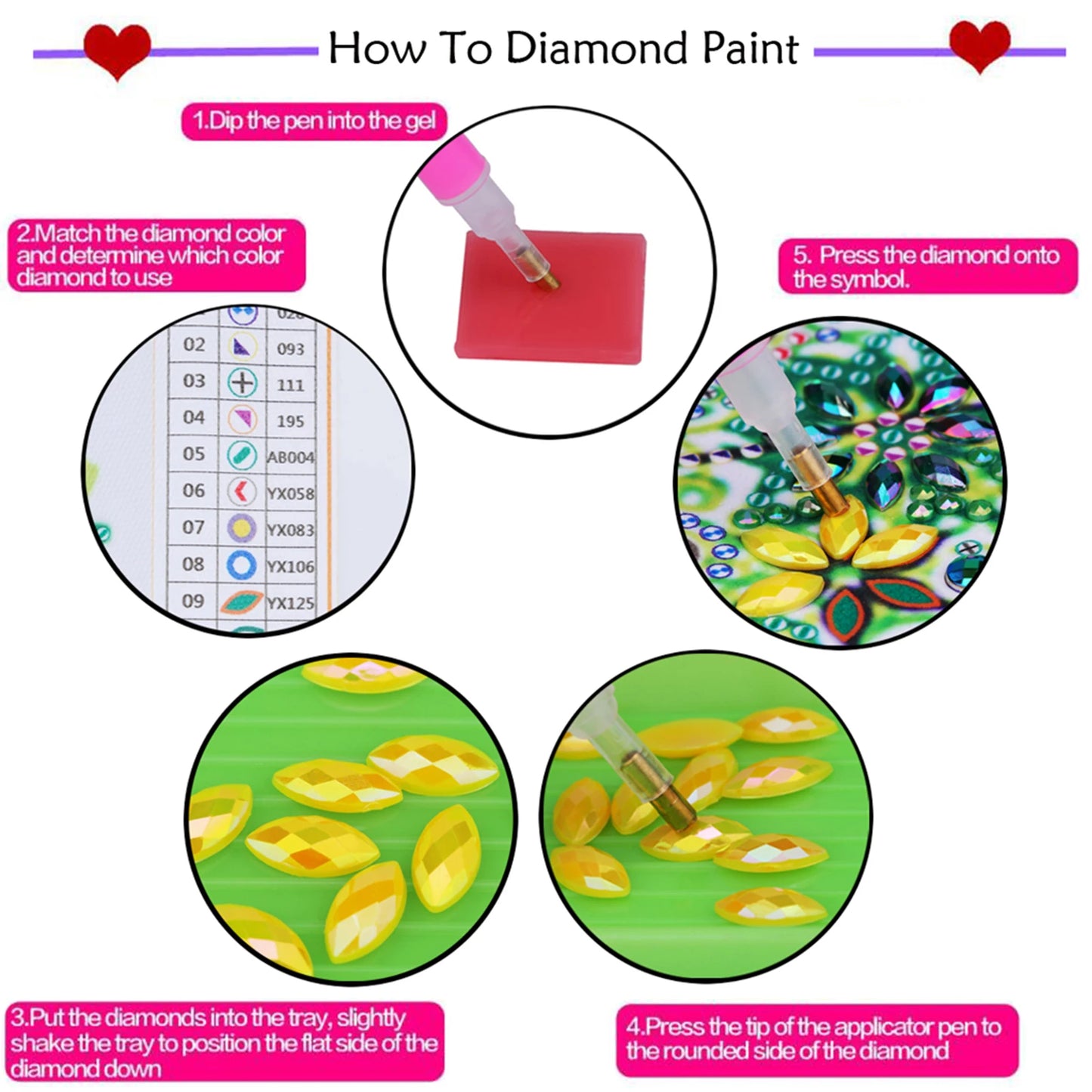 5D DIY Animal Girl Theme 4 Slots Diamond Painting Kit, Wooden Storage Box Diamond Art Jewelry Case, Storage Organizer
