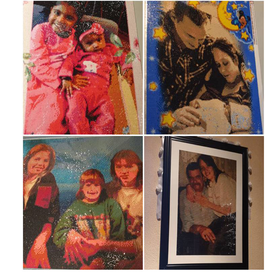 DIY Diamond Painting Ballet Woman, Rhinestone Kit 5D Portrait Picture Mosaic Handmade Art