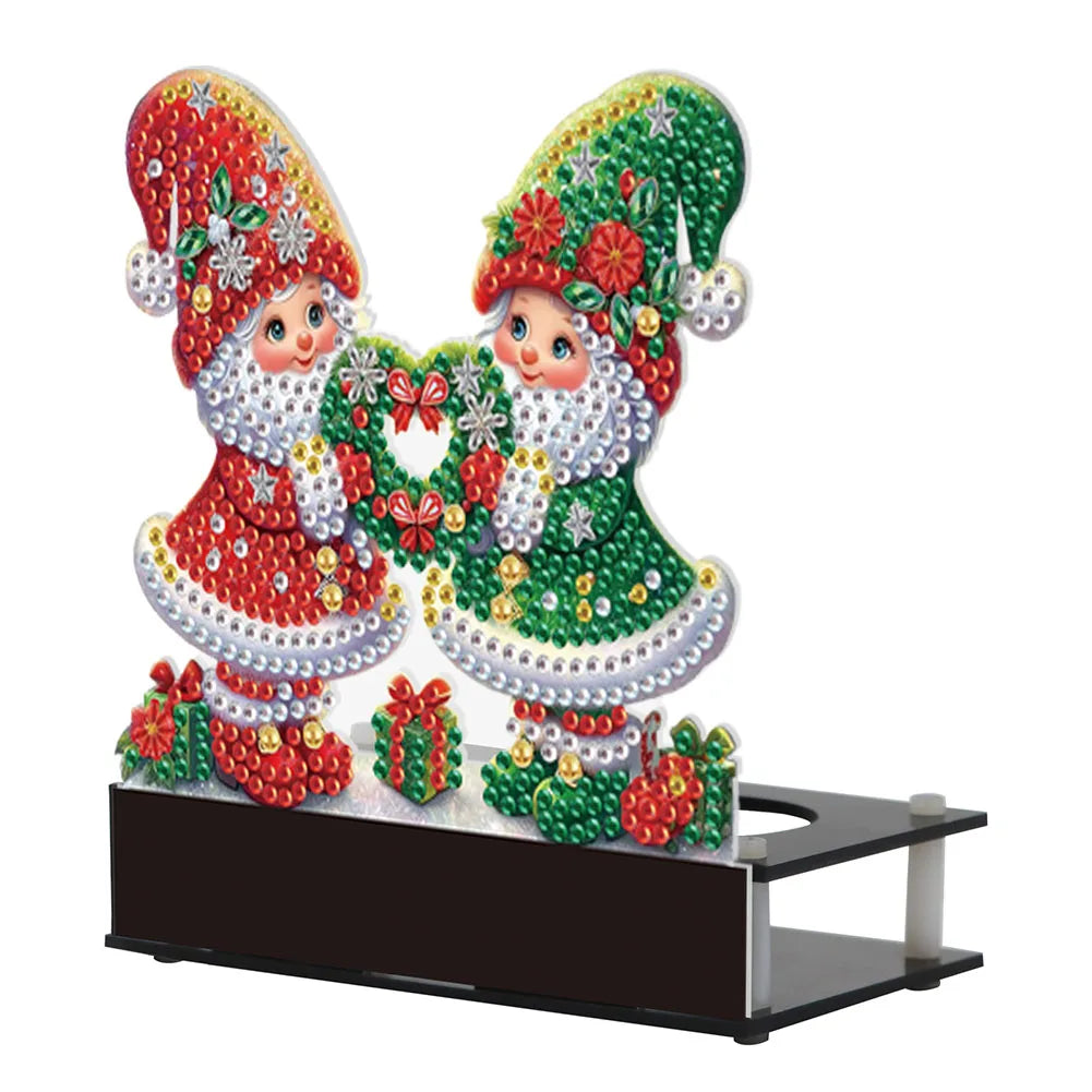 Diamond Painting Candle Holder Ornaments Desktop Tea Light Candle Holder