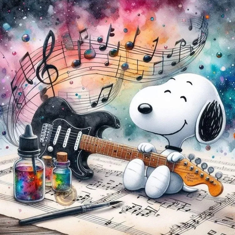 Cute Snoopy Peanuts DIY Diamond Art Painting Kits Full Round Drill