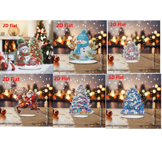 1pc DIY Diamond Painting Christmas Table Decoration