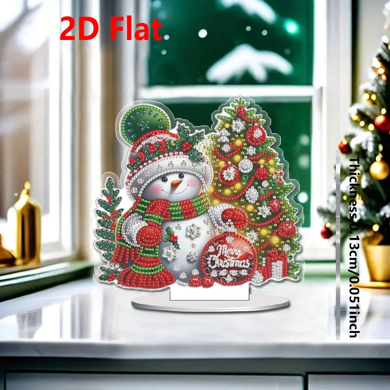 1pc DIY Diamond Painting Christmas Table Decoration