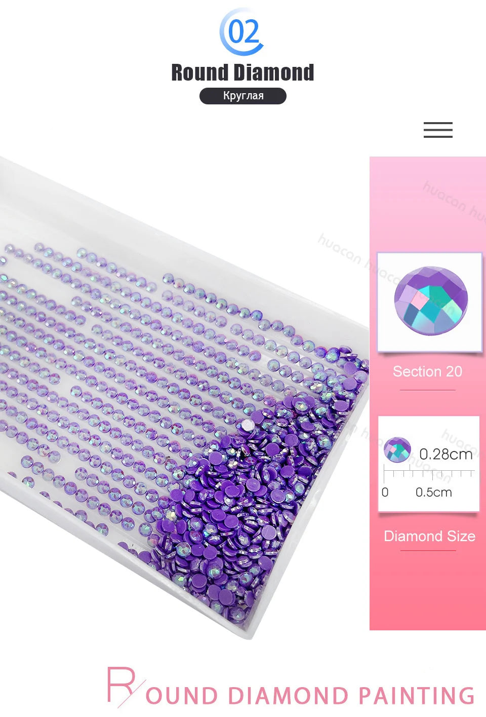 HUACAN DIY Diamond Book Mosaic & Bottles, Full Square / Round Drill