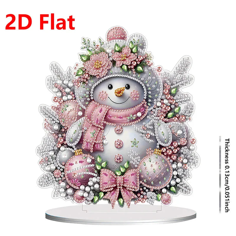 1pc DIY Diamond Painting Christmas Table Decoration