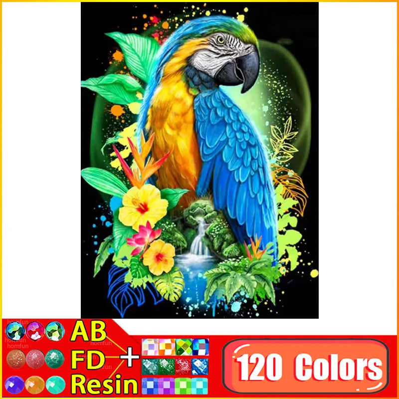 DIY Diamond Painting Kit "Animals" 5D Square/Round Drills