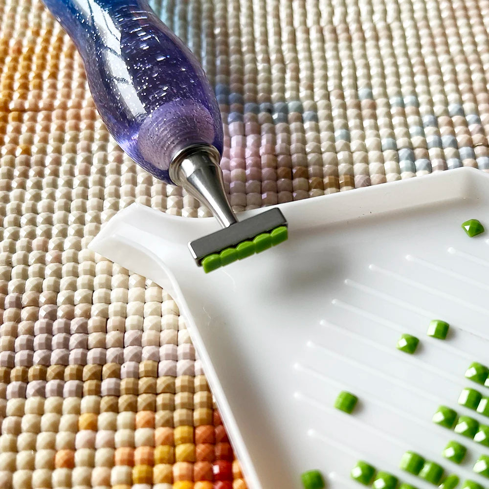 HOMFUN Diamond Painting Pen, Multifunctional Metal Screw Thread Tips Accessories