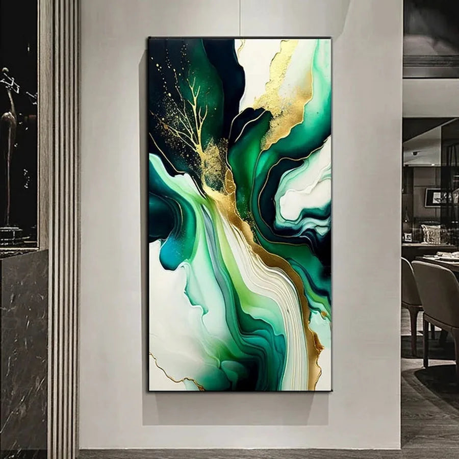 DIY Large Size Abstract Landscape Diamond Art Painting Full Square / Round Drill