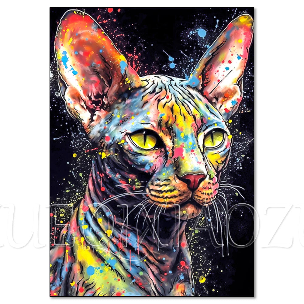 DIY Diamond Painting Cat, Dog, Swan, Other Animals Diamond Painting Full Square / Round Drill
