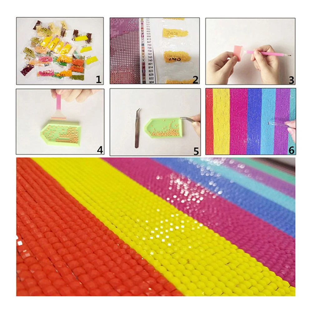 Yumeart DIY Diamonds Painting Horse Mosaic Full Square Drills