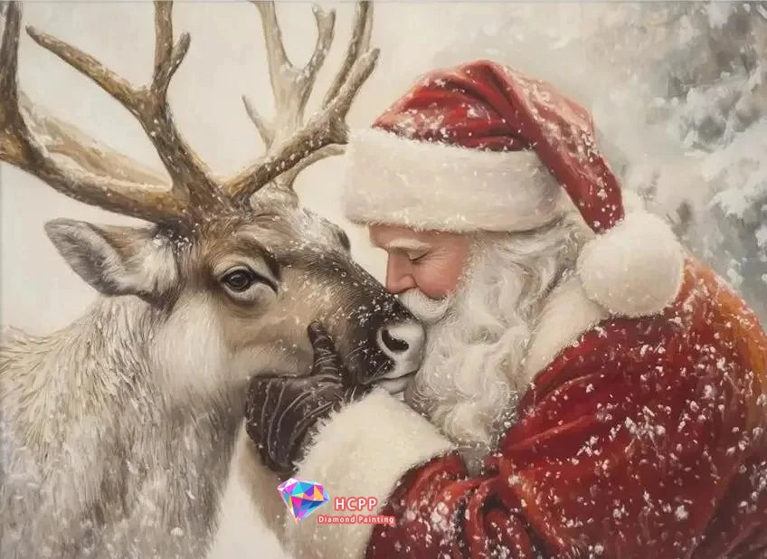 Vintage Santa Claus Diamond Painting Square/Round Drills