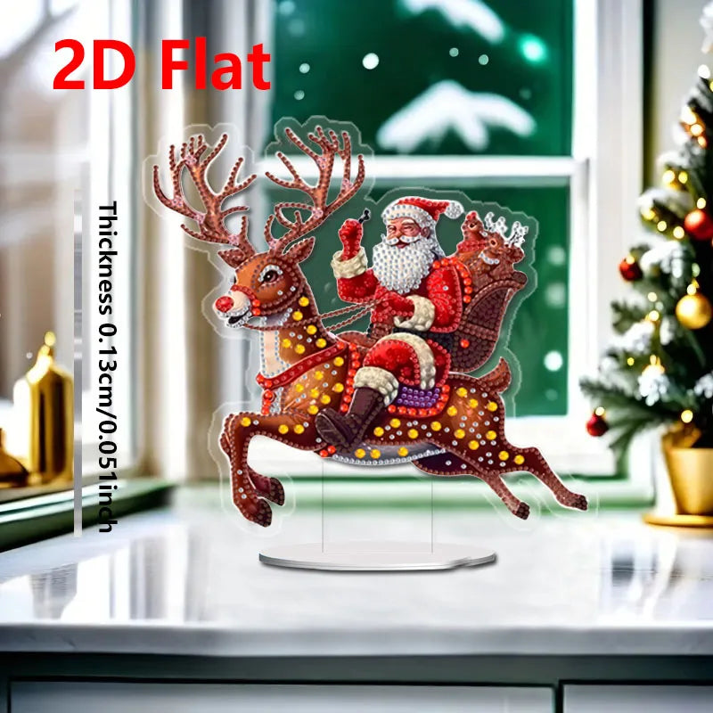 1pc DIY Diamond Painting Christmas Table Decoration