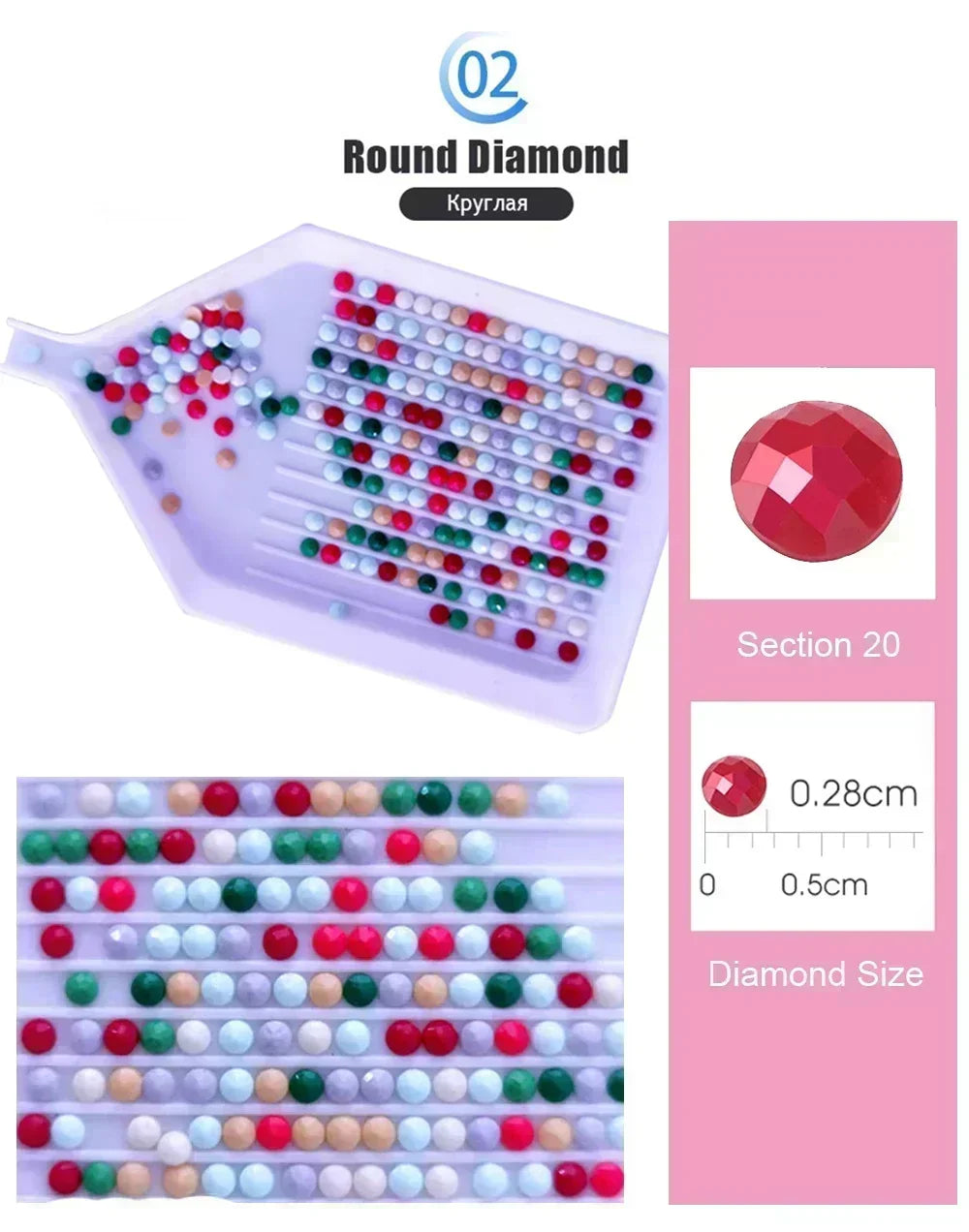 Diamond Painting Kit Square / Round Diamond 5D DIY Collage Of Cute Puppies With Flowers & Decorative Elements