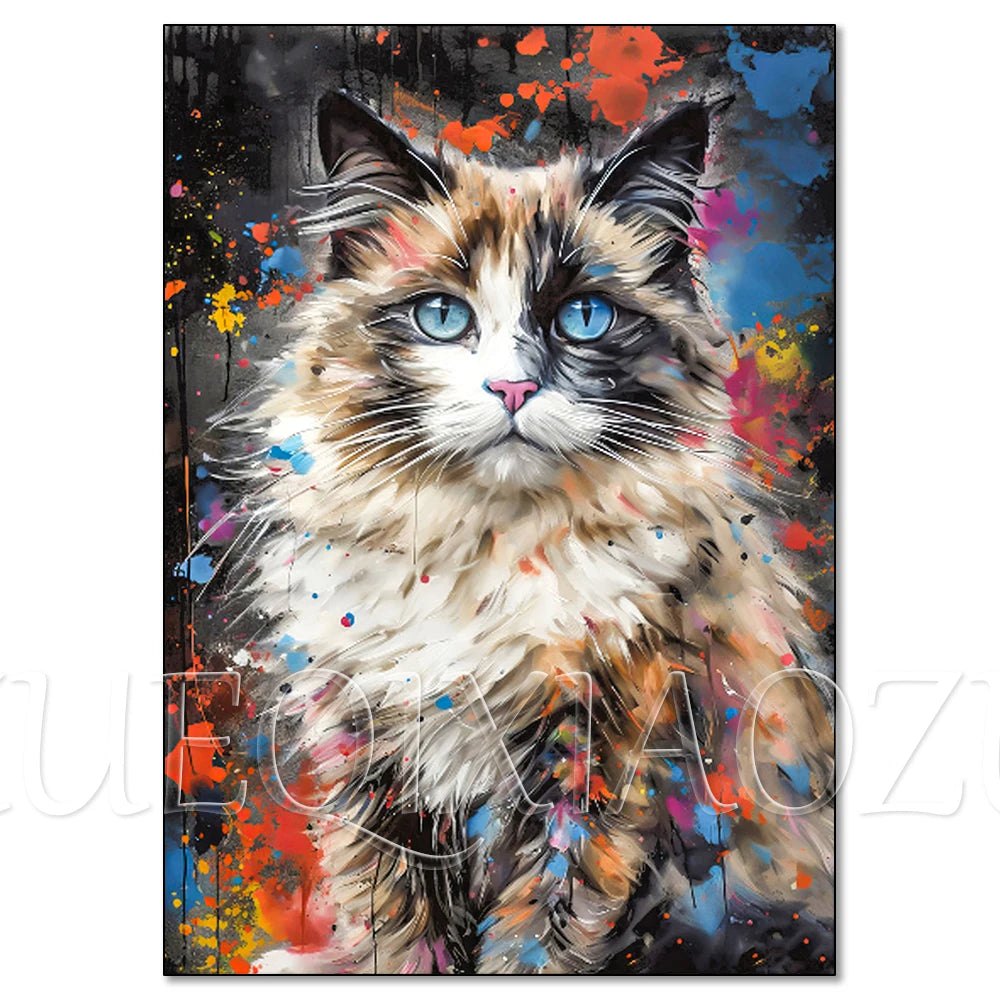 DIY Diamond Painting Cat, Dog, Swan, Other Animals Diamond Painting Full Square / Round Drill
