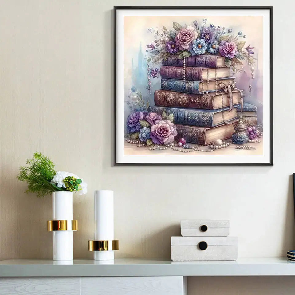 Evershine 5D DIY Diamond Painting Book Rose Flower, Full Square/ Round Drills