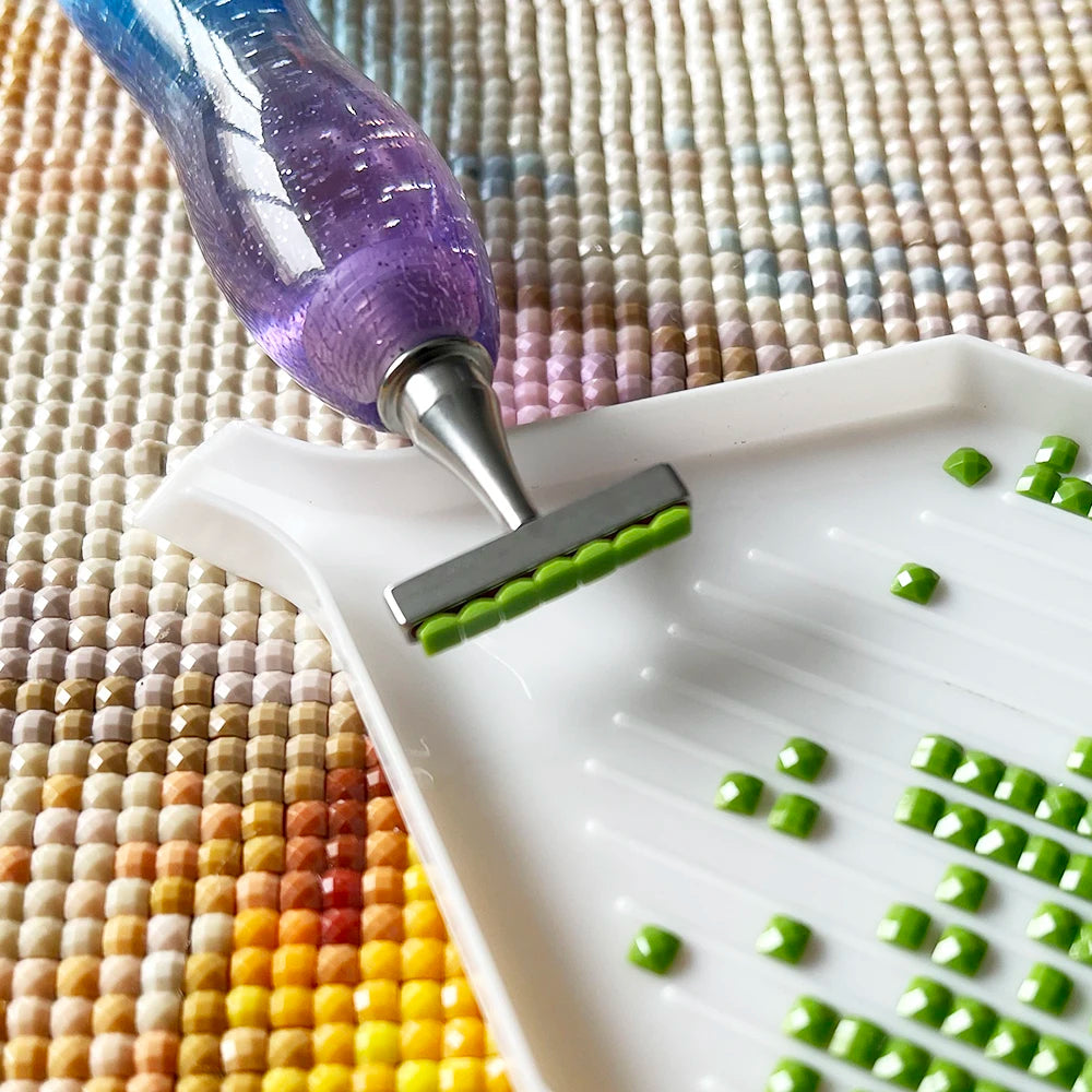 HOMFUN Diamond Painting Pen, Multifunctional Metal Screw Thread Tips Accessories