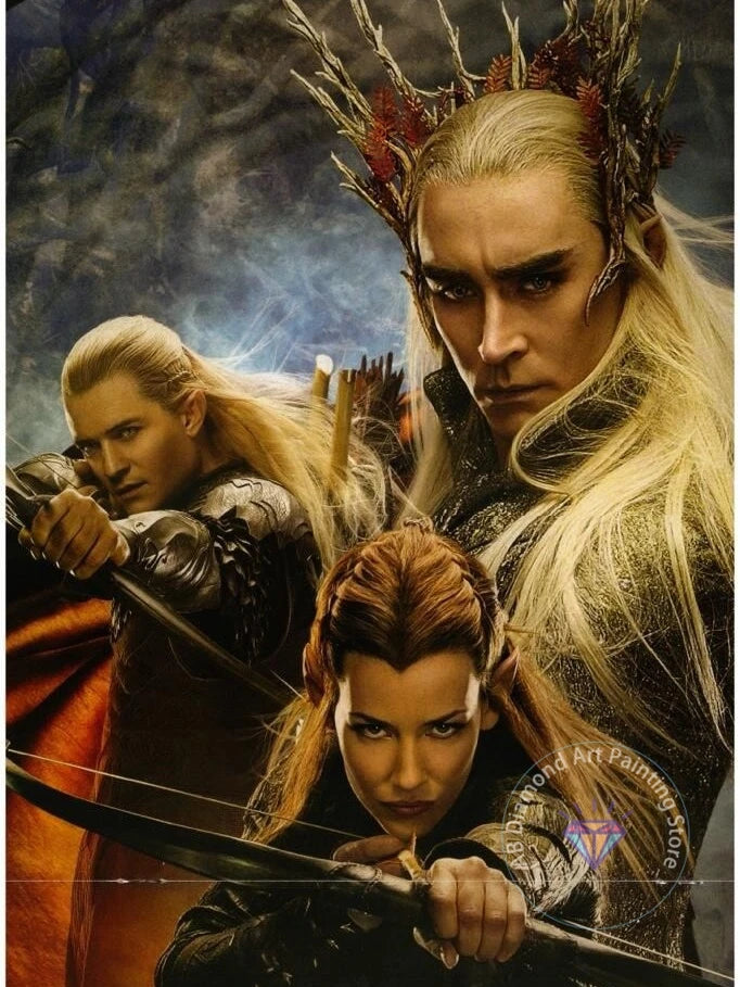 The Lord Of The Rings Diamond Painting Kit, 5D DIY Full Round Drill