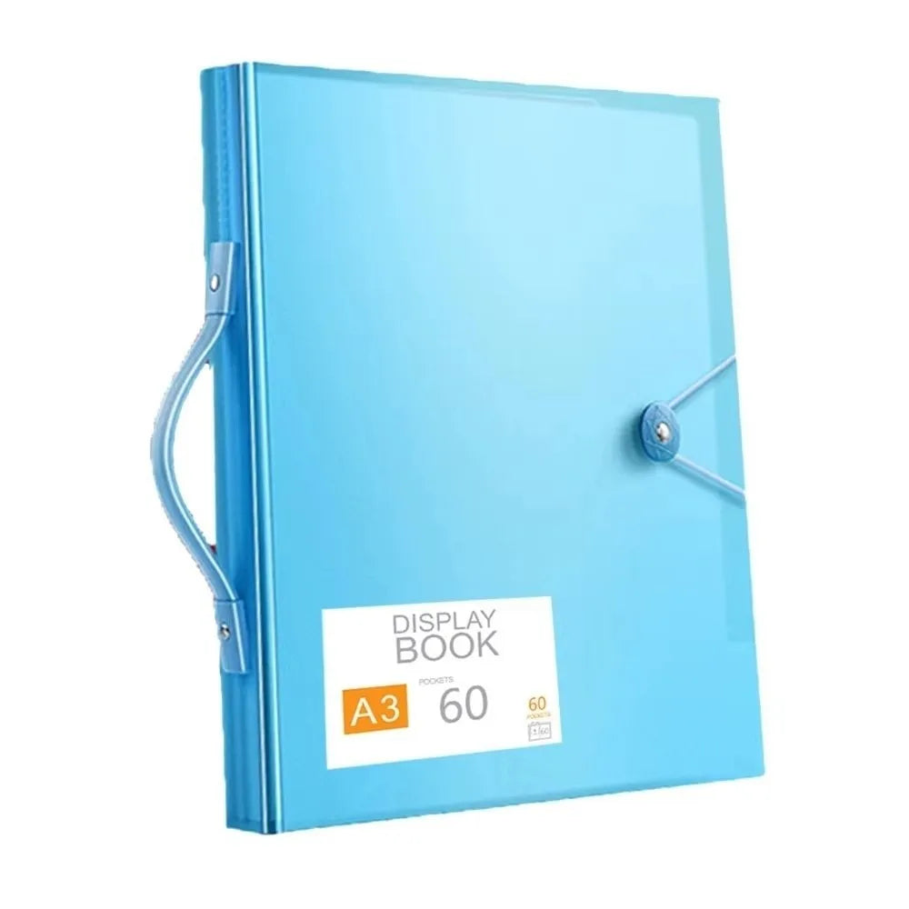 Transparent Diamond Painting Album Book Cover 30 Pages, 60 Pages Securely Stores And Displays Storage File Folder