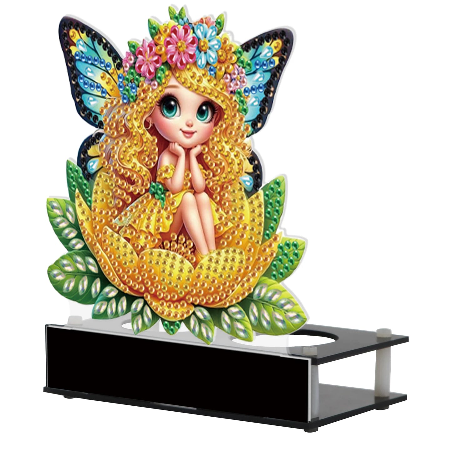 Diamond Painting Candle Holder Ornaments Desktop Tea Light Candle Holder