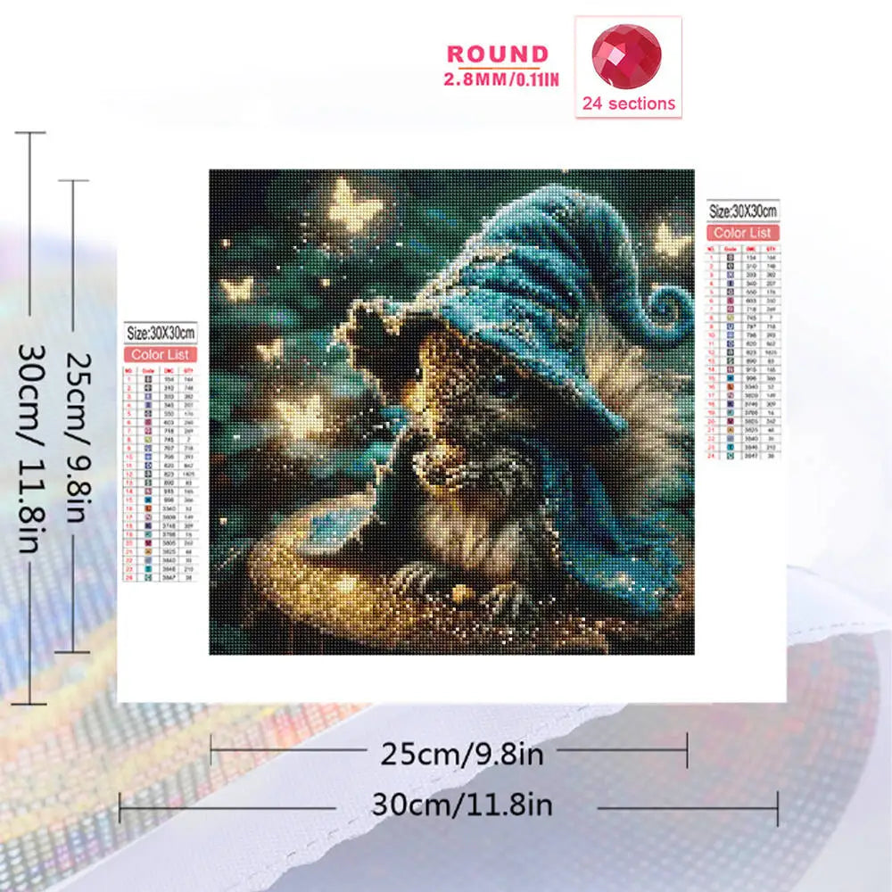 Momoart Diamond Painting Squirrel Animal DIY Pattern For Adults / Beginners Square / Round Full Drill