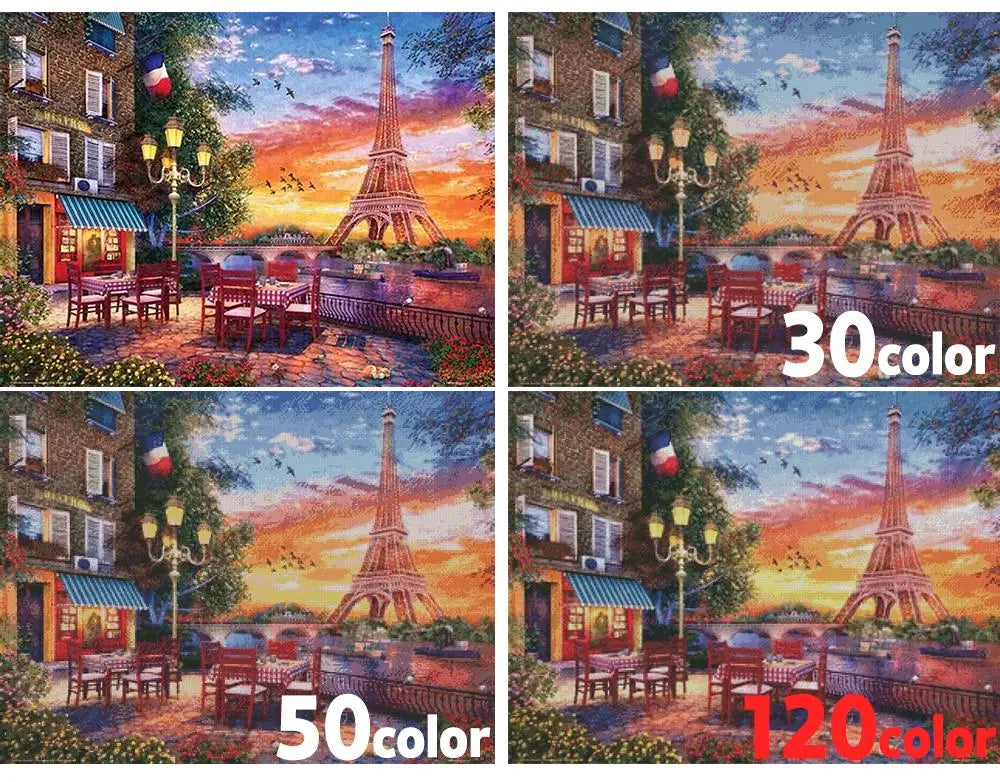 House Diamond Painting Landscape Flower5d DIY Square / Round Full Drill