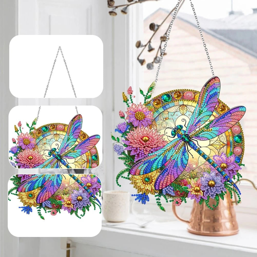 1pc/Set DIY Butterfly Diamond Painting Door Hanging Diamond Art Special Schapes