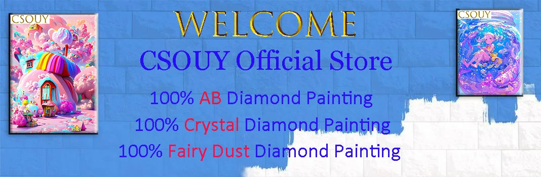 100% Crystal Mystery Full Square, DIY 5D Diamond Painting, AB Square 5D