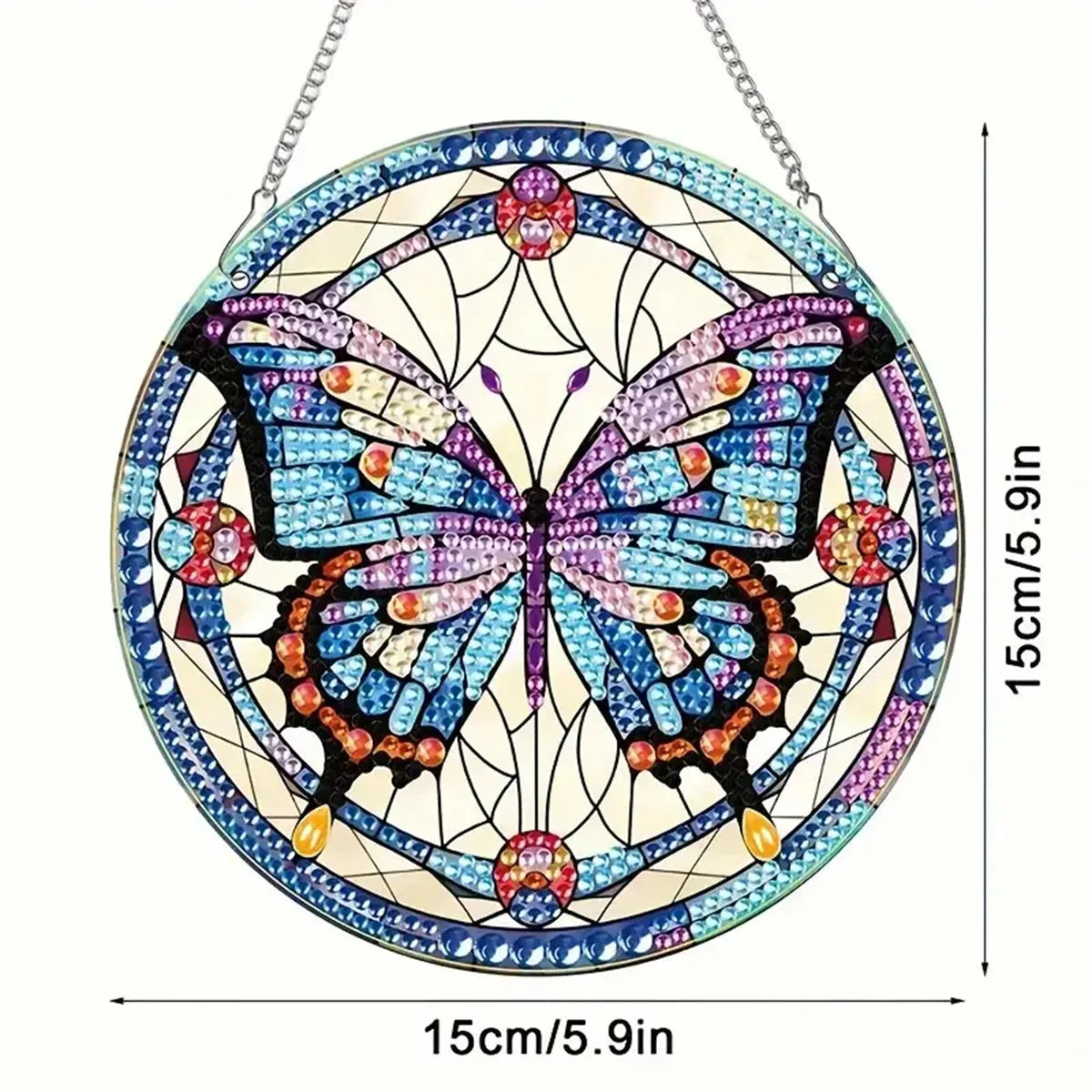 1pc/Set DIY Butterfly Diamond Painting Door Hanging Diamond Art Special Schapes