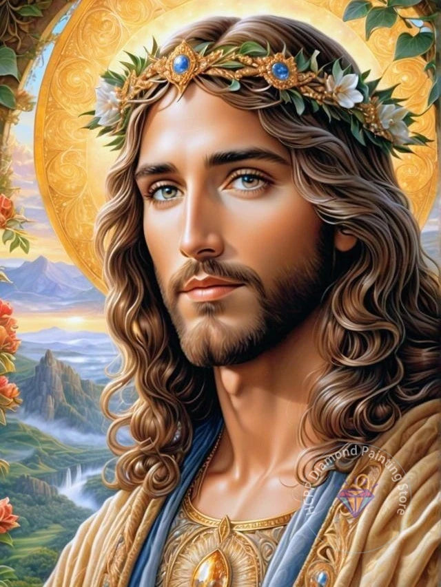 Jesus Christ Cross Diamond Painting Kit 5D DIY Round Drill