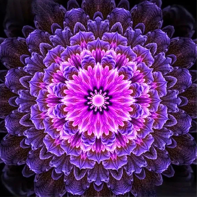 Huacan Full Diamond Painting Flower DIY 5d Diamond Mosaic Mandala Full Square / Round Drill