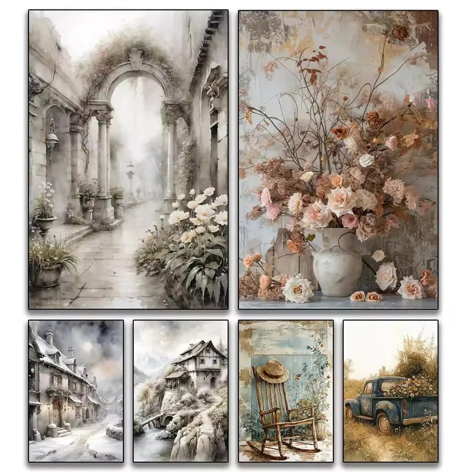 DIY Diamond Painting 5D Full Square / Round Rhinestone
