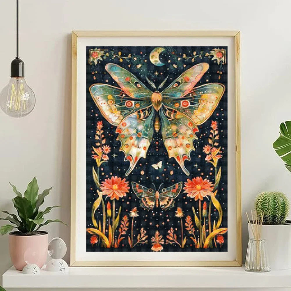 5D DIY Diamond Painting Kit Mushroom, Butterfly, Frog