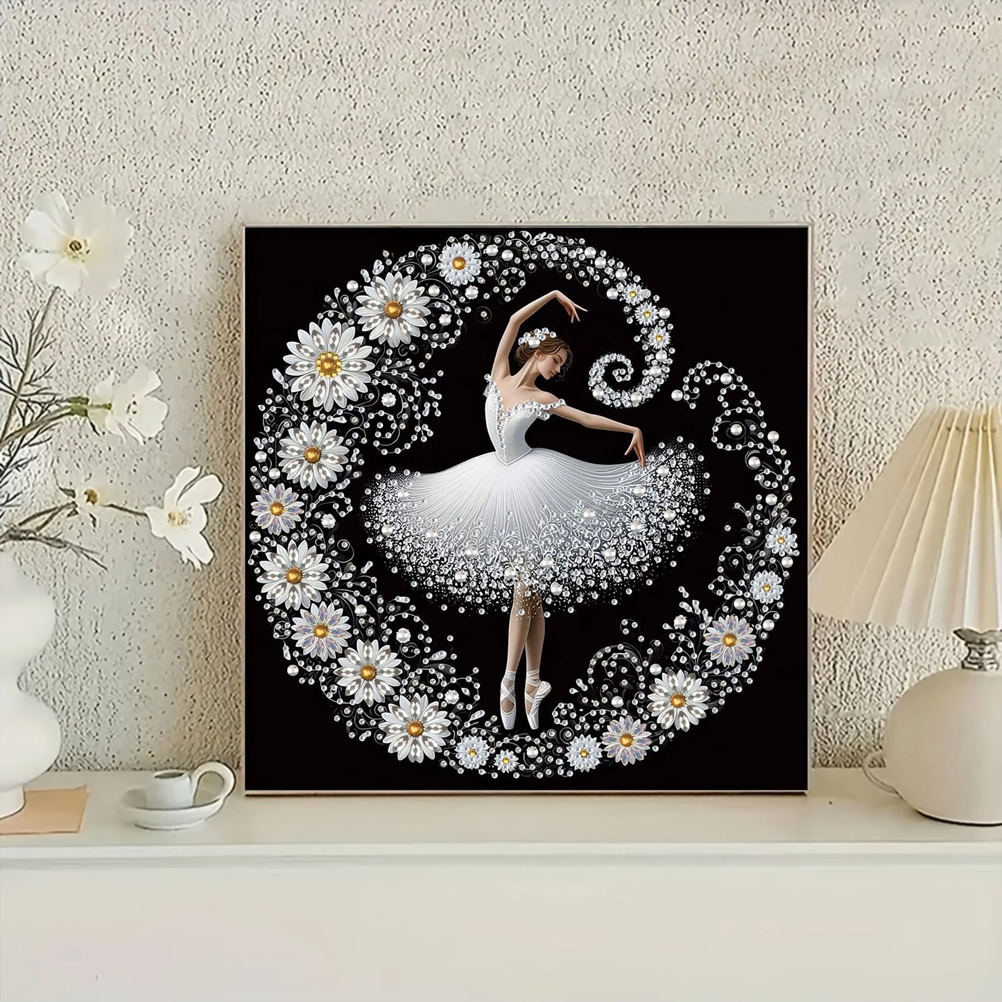 Fairy Diamond Painting Set - DIY Handicraft Set With Unique Shaped Crystals