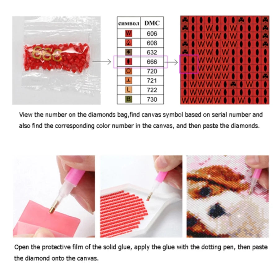 Diy Diamond Painting Sakura Beauty Woman Wearing Long Skirt Lily Flowers 5D Full Square / Round Drill