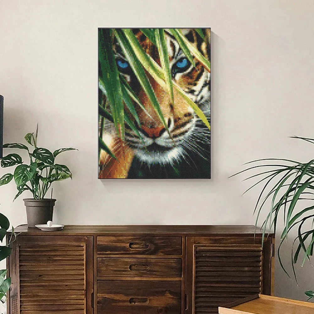 5D DIY Diamond Painting Tiger / Cheetah Full Square / Round Drill