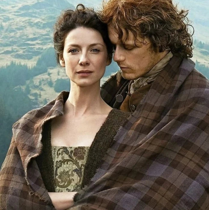 Outlander Diamond Painting Kit Claire Randall, Jamie Fraser Portrait DIY Round Drill