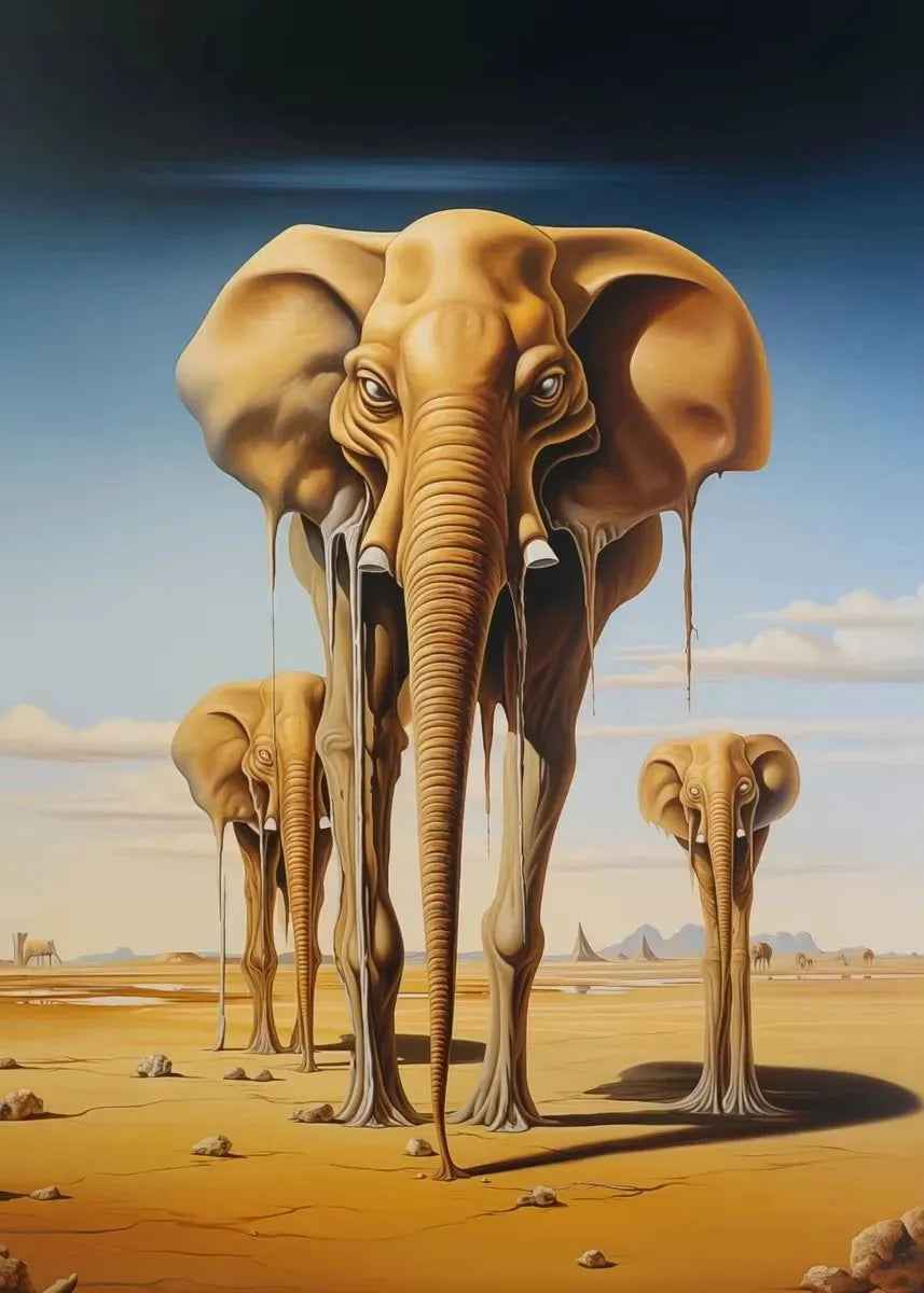 Surrealism Wall Art Salvador Dali Painting Print Famous Artwork Poster Diamond Painting Full Square / Round Drill