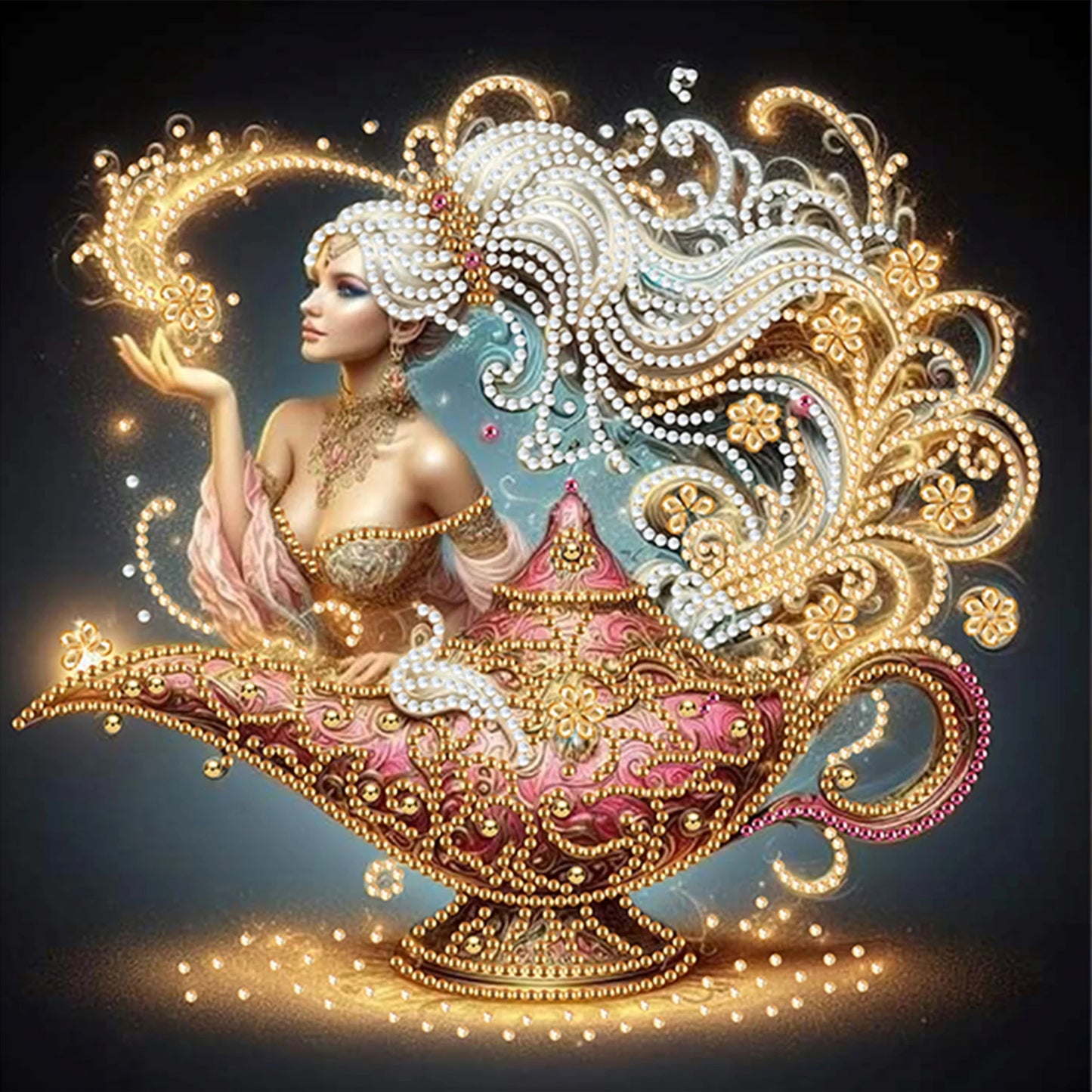 Beauty Diamond Art DIY Gem Art Diamond Painting Kits Crystal Rhinestones Diamond Painting 30x30cm